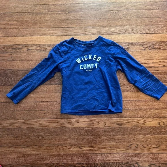 L.L. Bean Women's So Comfy Pajama Set - Blue and Red Plaid - Picture 3 of 6